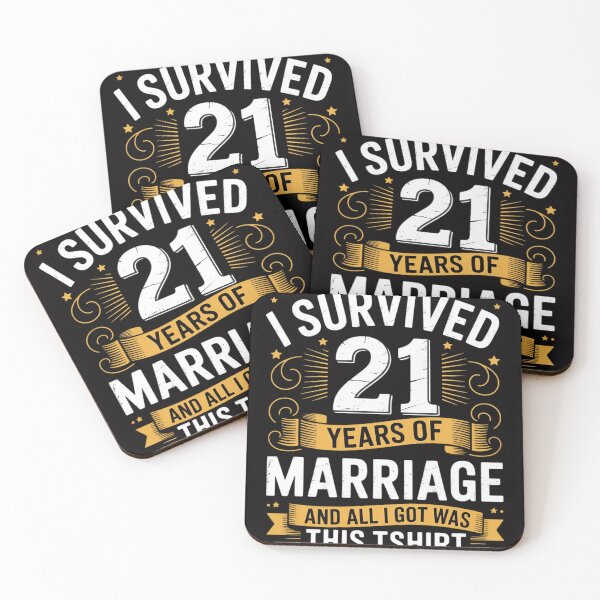 Item preview, 21st Wedding Anniversary Couples Husband Wife 21 Years designed and sold by jewellmeyers.