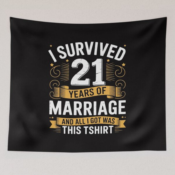 Item preview, 21st Wedding Anniversary Couples Husband Wife 21 Years designed and sold by jewellmeyers.