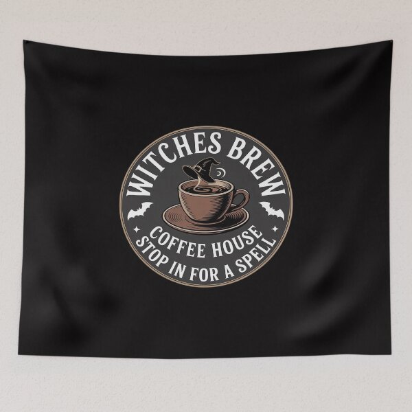 Item preview, Witches Brew Coffee House Halloween designed and sold by jewellmeyers.