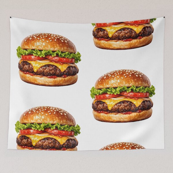 Item preview, Realistic Hamburger – Gourmet Street Food Icon designed and sold by Dax Studio.