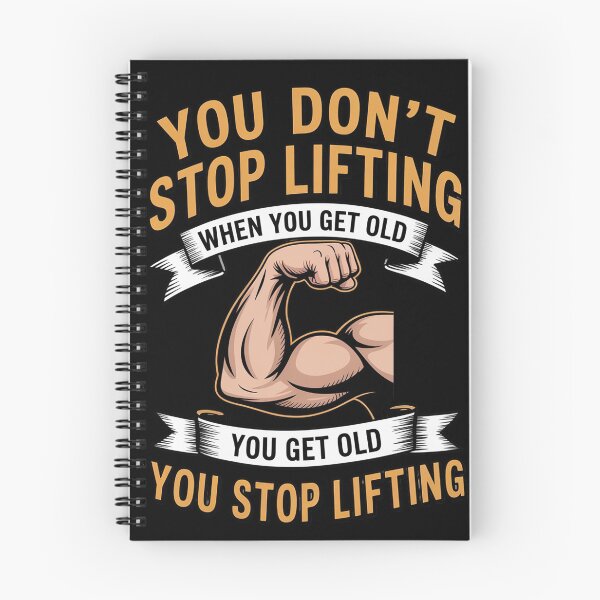 Item preview, You Don't Stop Lifting When You Get Old Weightlifting designed and sold by joedavila.