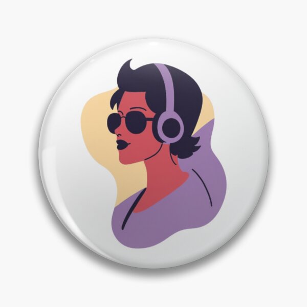 Item preview, Chill Vibes Minimalist Vector Profile Portrait designed and sold by VYRON STUDIO.