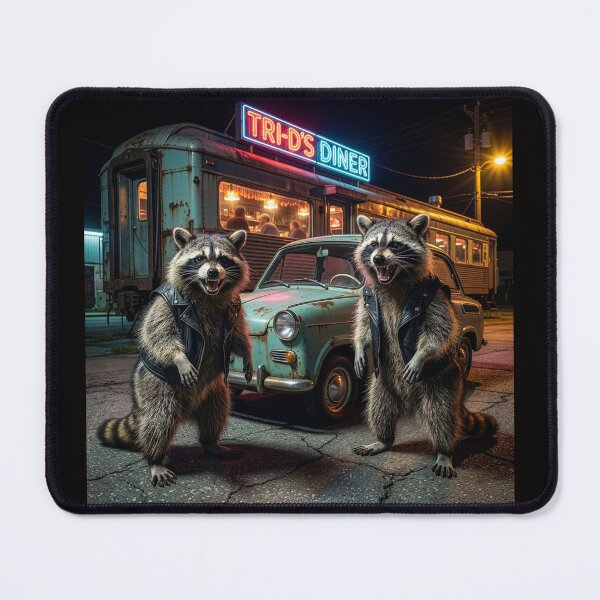 Item preview, Raccoons Stop in for Shrimp Étouffée designed and sold by Tridentulus.