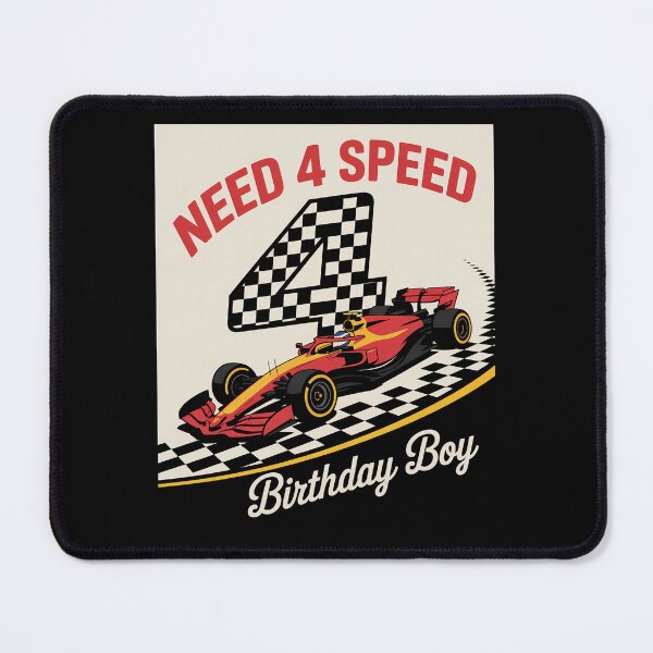 Item preview, 4 Year Old Racing Car,4th Birthday Race Car designed and sold by traceydowns.