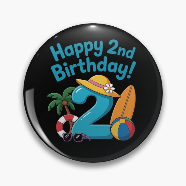 Item preview, 2 Year Old Beach Ball Pool Party Birthday Summer Vacation designed and sold by KristieRamsey.
