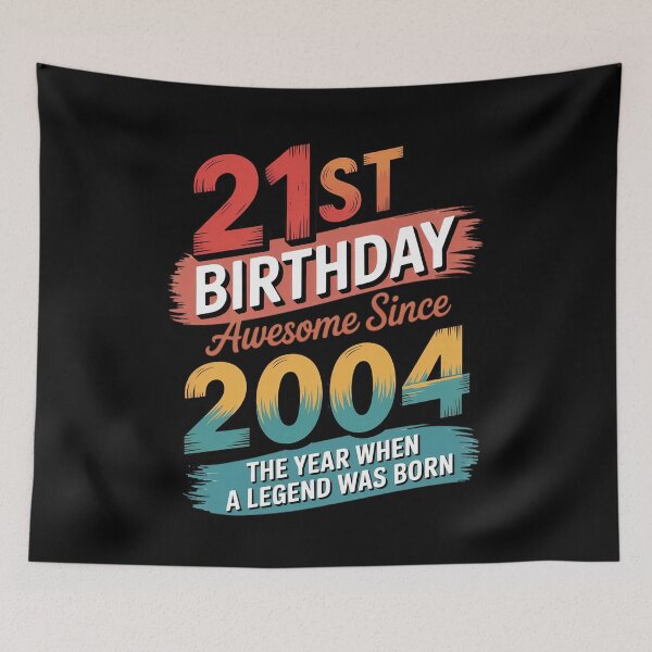 Item preview, 21 Year Old Gifts 2004 Limited Edition 21st Birthday designed and sold by KristieRamsey.