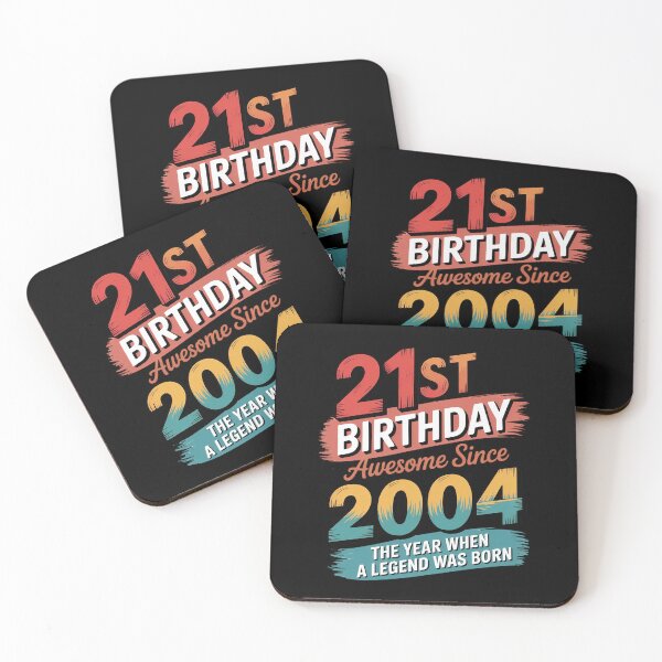 Item preview, 21 Year Old Gifts 2004 Limited Edition 21st Birthday designed and sold by KristieRamsey.