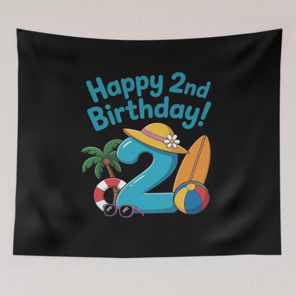 Item preview, 2 Year Old Beach Ball Pool Party Birthday Summer Vacation designed and sold by KristieRamsey.