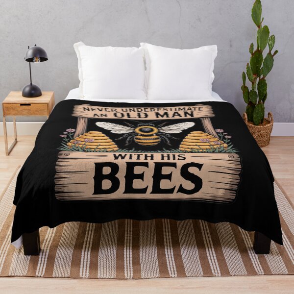 Item preview, Apiary Bee Keeper An Old Man With His Bees Beekeeping designed and sold by traceydowns.