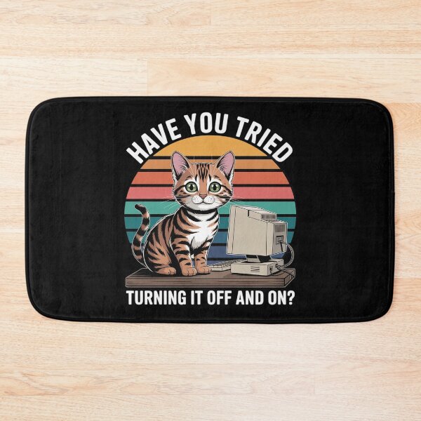 Item preview, Tech Support Humor I Cat Tech Engineer I Computer IT Guy 7 designed and sold by MarryIsMonth.