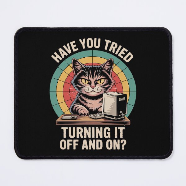 Item preview, Tech Support Humor I Cat Tech Engineer I Computer IT Guy designed and sold by FadeOfThrone.