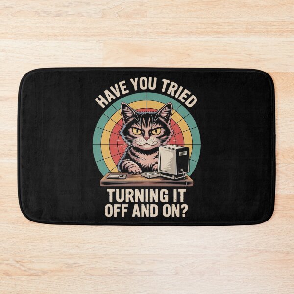 Item preview, Tech Support Humor I Cat Tech Engineer I Computer IT Guy designed and sold by FadeOfThrone.