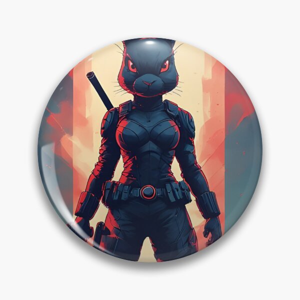 Item preview, Black Rabbit Superhero designed and sold by owi-art.