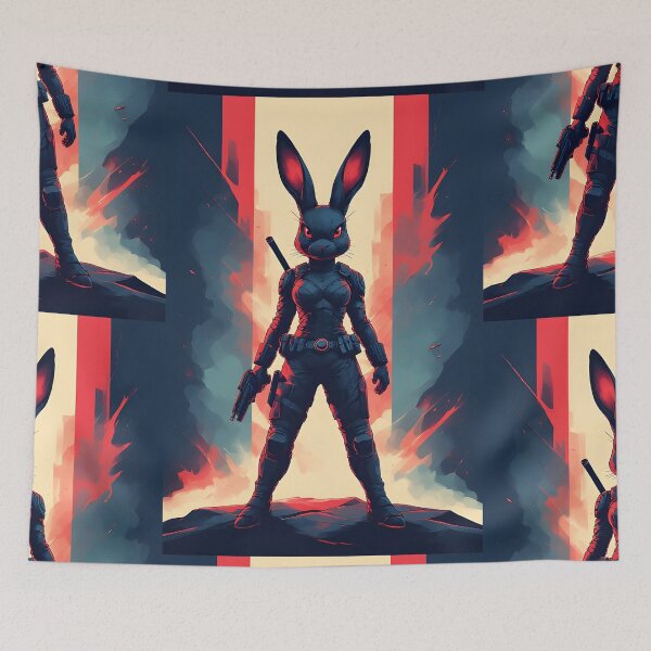 Item preview, Black Rabbit Superhero designed and sold by owi-art.