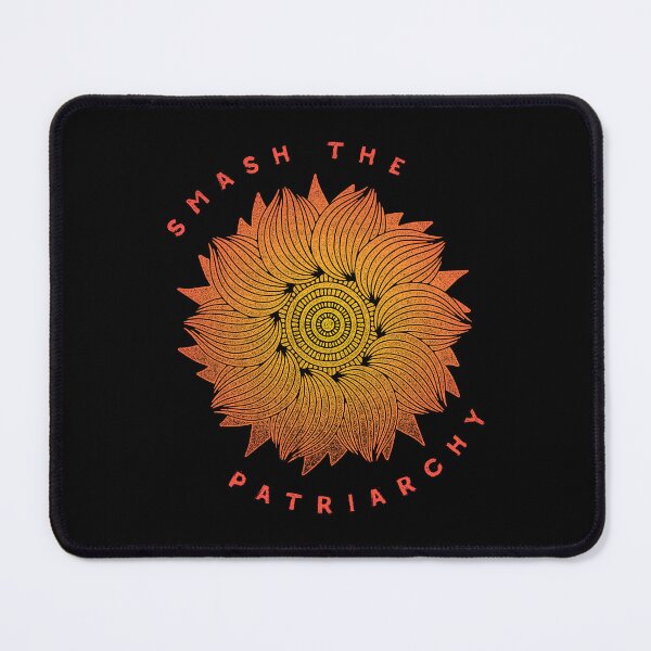 Item preview, Smash the Patriarchy – Feminist Sunflower Mandala Design designed and sold by TeesbyDD.