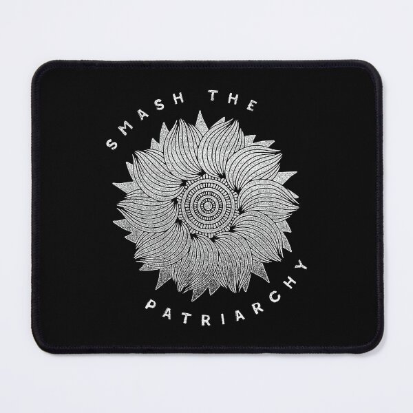 Item preview, Smash the Patriarchy – Feminist Sunflower Mandala Design designed and sold by TeesbyDD.
