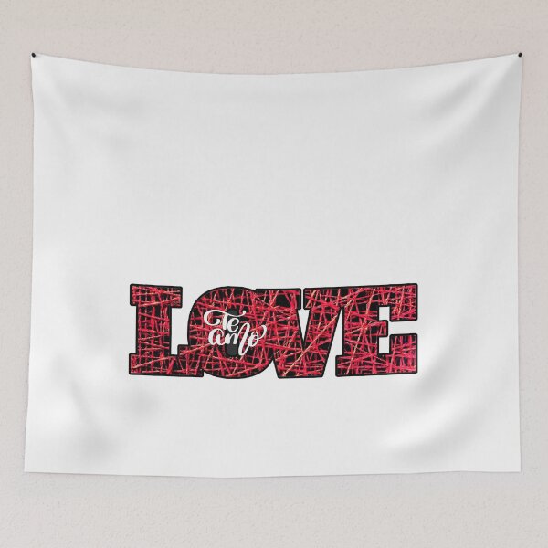 Item preview, te amo love strings designed and sold by ChicaTees.
