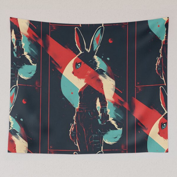 Item preview, Black Rabbit Superhero designed and sold by owi-art.