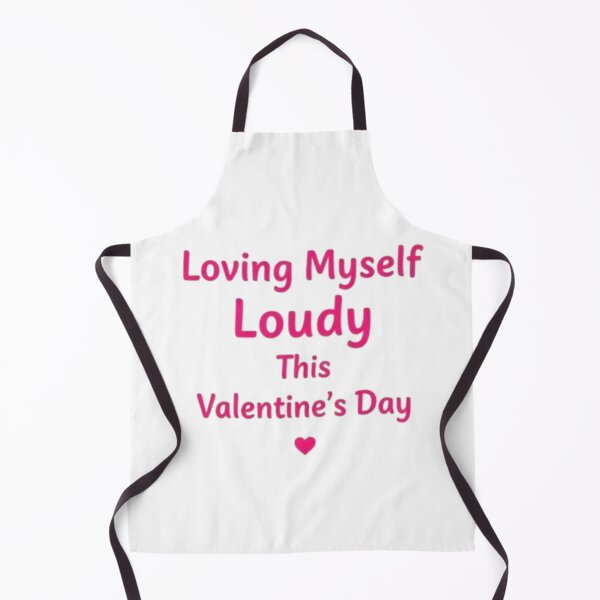Item preview, Loving Myself Loudly Valentine, Self Love Pink Typography designed and sold by NRcollections24.