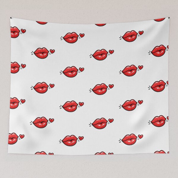 Item preview, Lovely Red Lips – Kiss Day Valentine Love designed and sold by Shtex.