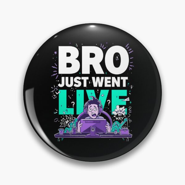 Artikelvorschau, Mein Kumpel ist gerade wieder live gegangen – Lustiges Parodie-Design zur Streaming-Kultur entworfen und verkauft von gavinroyal.