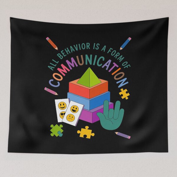 Item preview, All Behavior Is A Form Of Communication Autism SPED Teacher designed and sold by traceydowns.