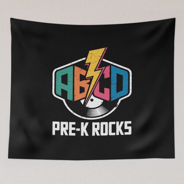 Item preview, ABCD Pre-k Kindergarten Rocks Pencil Lightning Teachers Rock designed and sold by KristieRamsey.