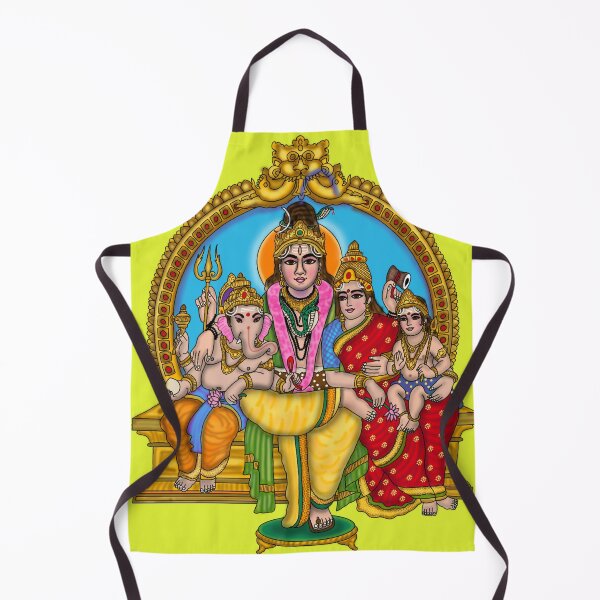 Item preview, Shiva’s Family Art – Divine Hindu Family Illustration designed and sold by Harshit_Digital_Arts.