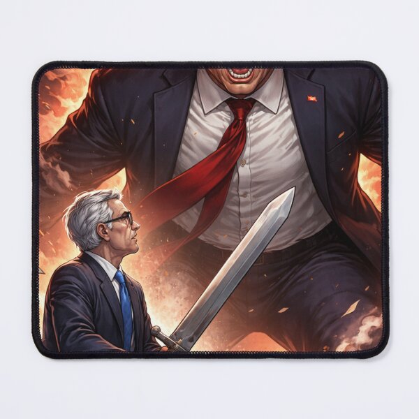 Item preview, Jerome Powell defending against Trump designed and sold by LavishFiends.