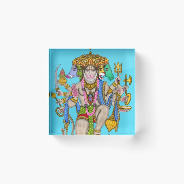 Item preview, Hanuman Art – Powerful Hindu Monkey God Illustration designed and sold by Harshit_Digital_Arts.