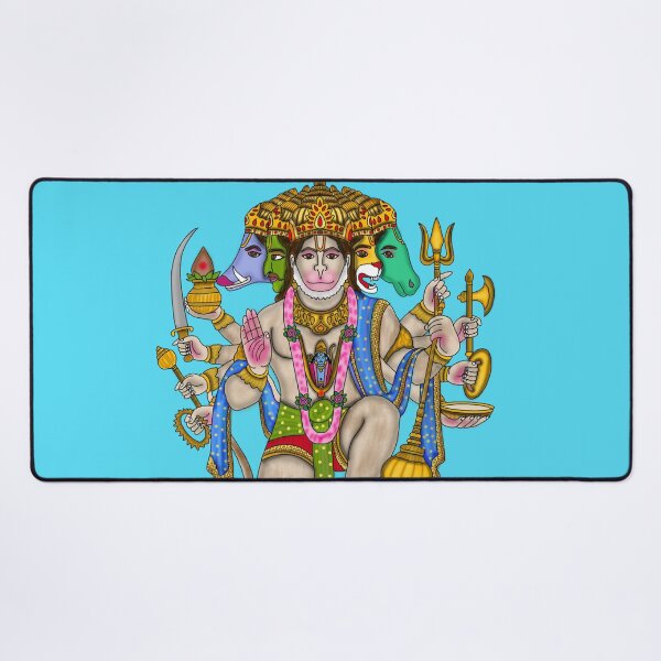 Item preview, Hanuman Art – Powerful Hindu Monkey God Illustration designed and sold by Harshit_Digital_Arts.