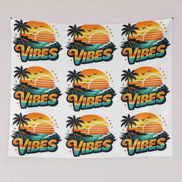 Item preview, A modern Vibes logo inspired by positivity, creativity, and feel-good energy. Perfect for everyday wear and accessories that reflect your mood and mindset. designed and sold by VibeArt Studio.
