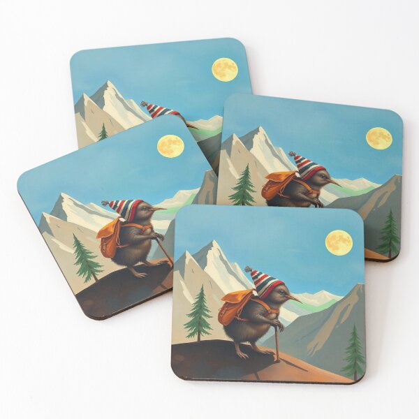 Item preview, Kiwi strolling through the mountains designed and sold by LavishFiends.