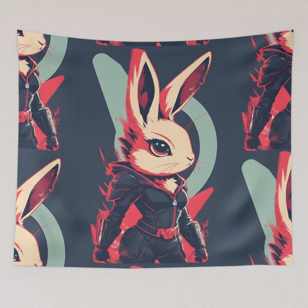 Item preview, Black Rabbit Superhero designed and sold by owi-art.
