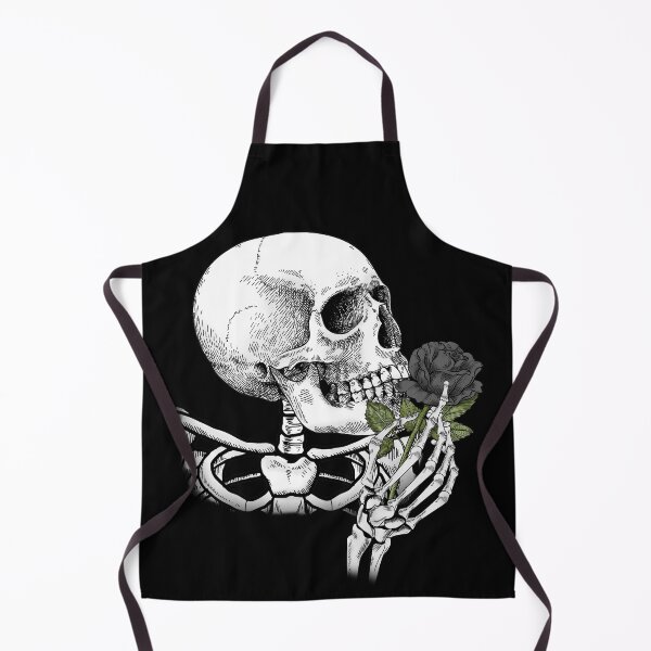 Item preview, Vintage Skeleton Holding Black Rose designed and sold by BetOova.