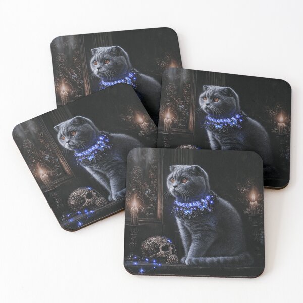 Item preview, Haunting Scottish Fold  designed and sold by Nocturne  Paws.