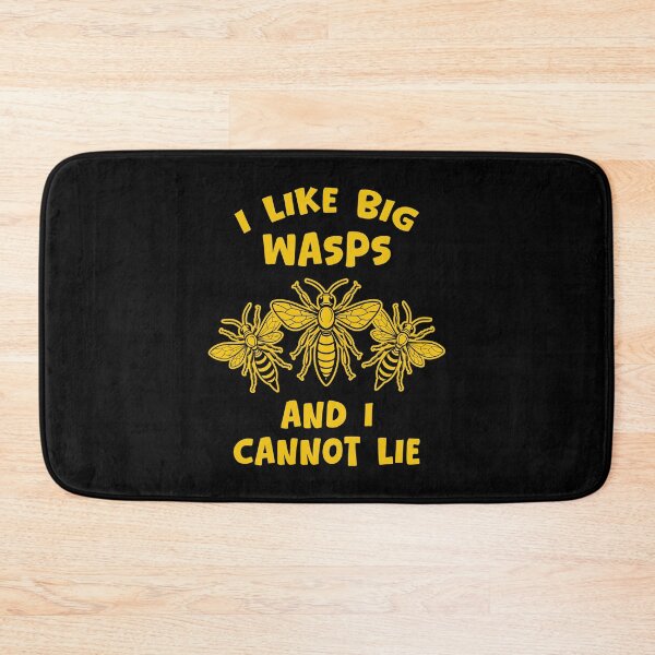 Item preview, I Like Big Wasps and I Cannot Lie Funny Wasp Pun designed and sold by Dmetalx Art Apparel.