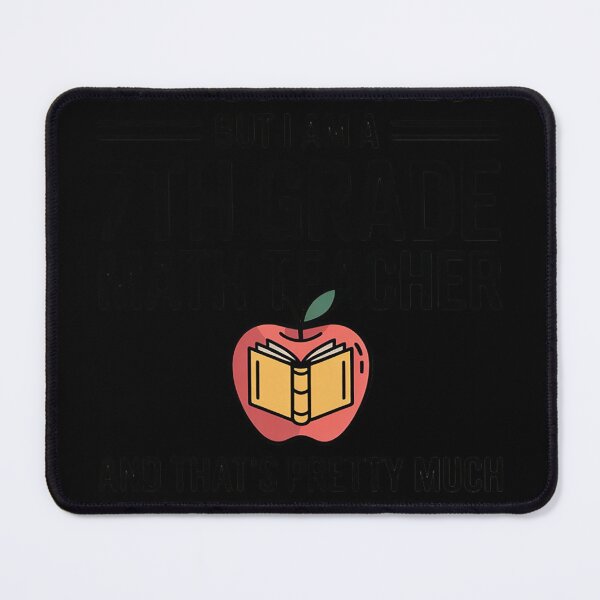 Item preview, 7th Grade Math Teacher Gift Back To School designed and sold by KristieRamsey.