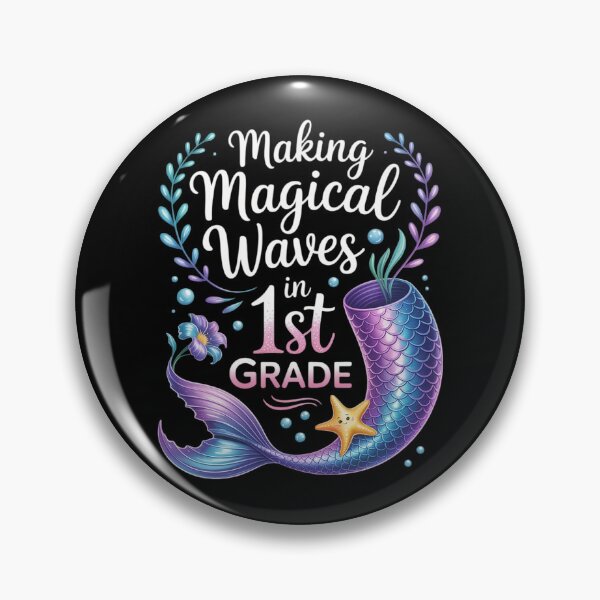 Item preview, 1st Grade Cute Mermaid girls 1st day of back to school kids designed and sold by KristieRamsey.