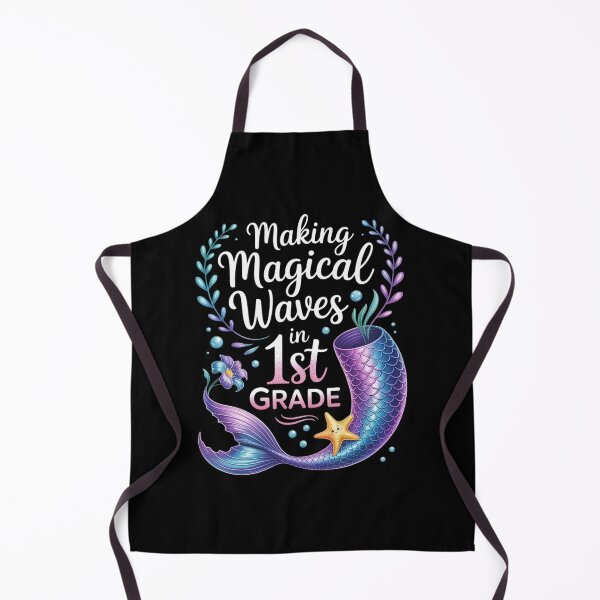 Item preview, 1st Grade Cute Mermaid girls 1st day of back to school kids designed and sold by KristieRamsey.
