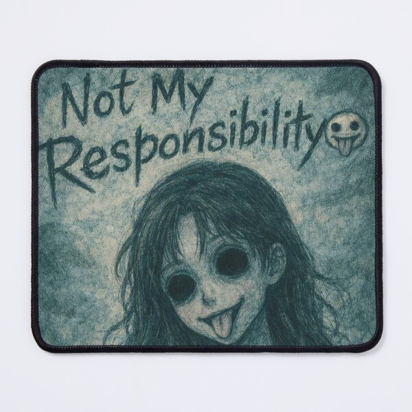 Item preview, Not My Responsibility designed and sold by The Zurggon Shop.