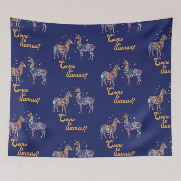 Item preview, Geometric Llamas - Como Te llamas? designed and sold by Toby Evans.