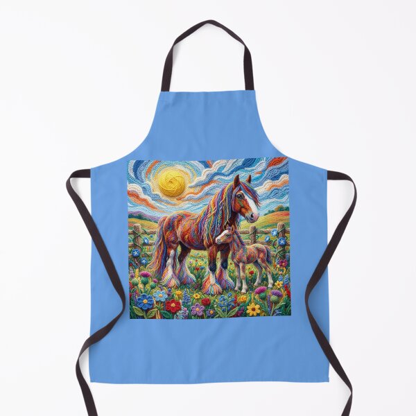 Item preview, Yarn Clydesdale Horse and Colt designed and sold by Tridentulus.