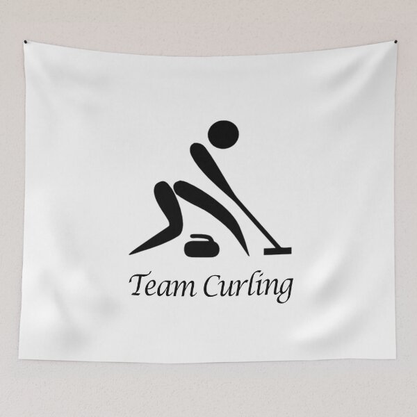 Item preview, ZPS Team Curling Silhouette  designed and sold by ZaryaParx.