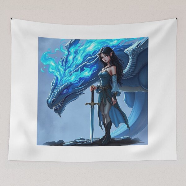 Item preview, Soulbound Flames: The Dragon Rider designed and sold by Kookyclan.