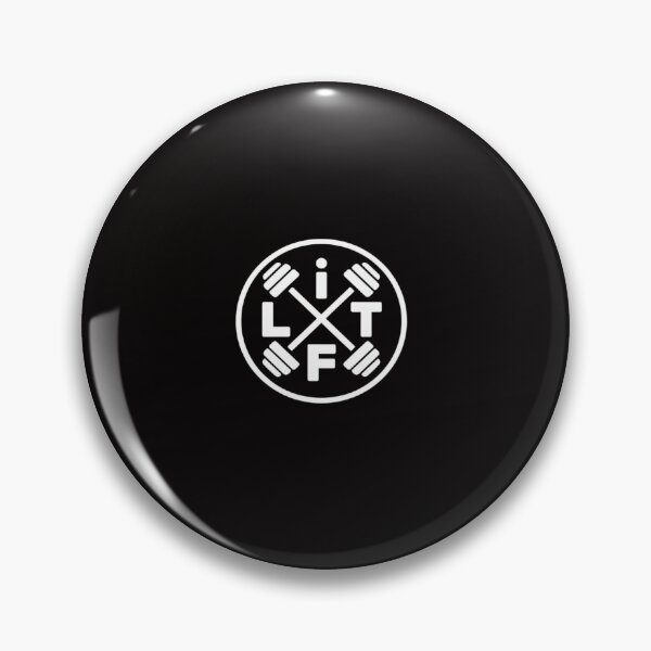 Item preview, LIFT Weightlifting Fitness Barbells Crossed Circle designed and sold by HesterFoley.