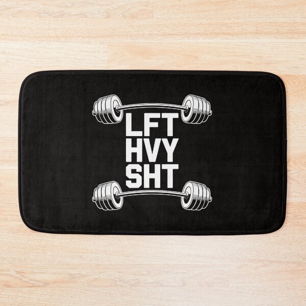 Item preview, Lift Heavy Shit Barbell Weightlifting designed and sold by HesterFoley.