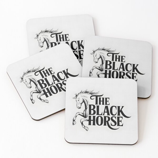 Item preview, The black horse represents your personality and strong presence; you deserve it. designed and sold by Mood Coffee art.