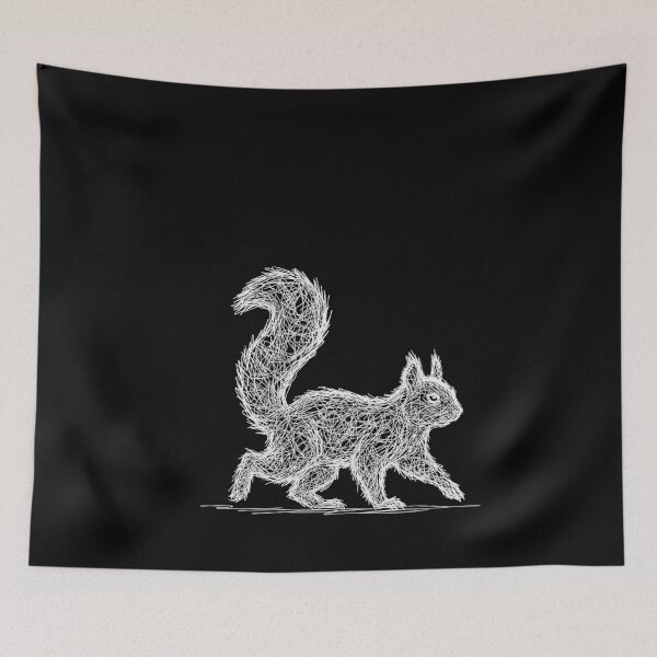 Item preview, Scribble Squirrel Sketch Funny Animal Lover designed and sold by salmzouriart.