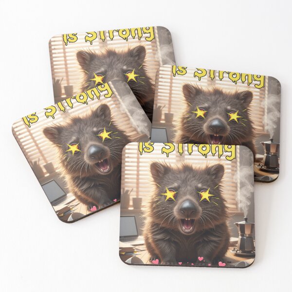 Item preview, Café Wombat Fuerte designed and sold by J7Simpson.